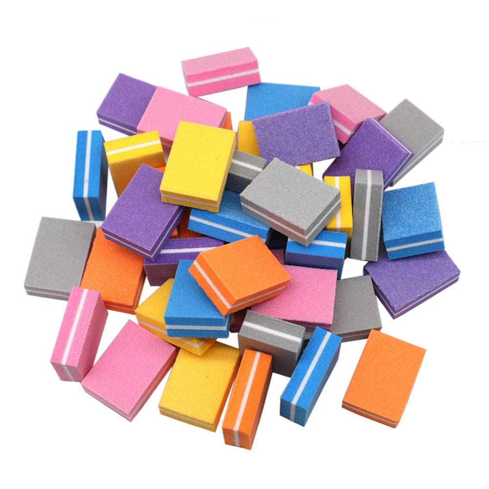 KIRA Professional Nail Buffer Block Mini Toe Nail and Finger Nail Sanding Blocks Smoother Buffer File for Nail Polish UV Gel Manicure Salon Nail Art Tools ((pack of 1))-image-6