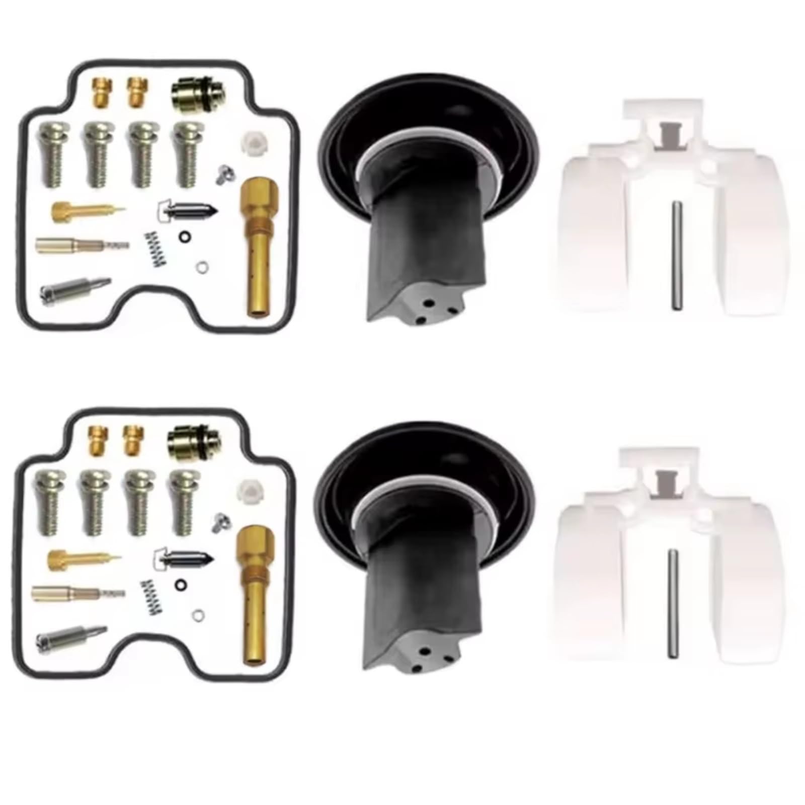 Kit Carburador Repuesto Compatible Con Suzuki Para GS500E 2001-2011 Carburador De Motocicleta Pistón Aguja Flotador Émbolo Diafragma Sello Conjunto(F)