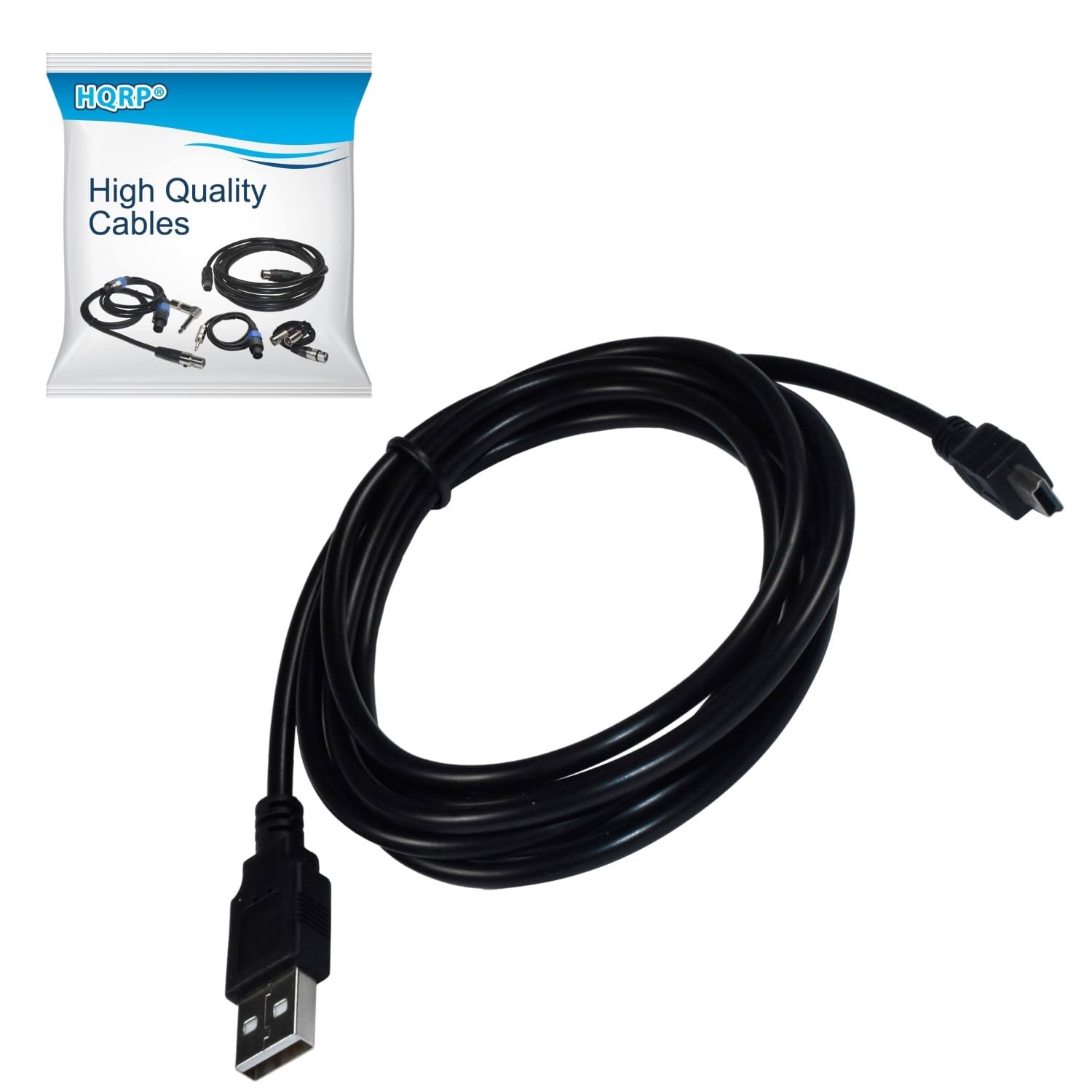 Amazon.com: HQRP Long 6ft USB to Mini USB Cable Compatible with