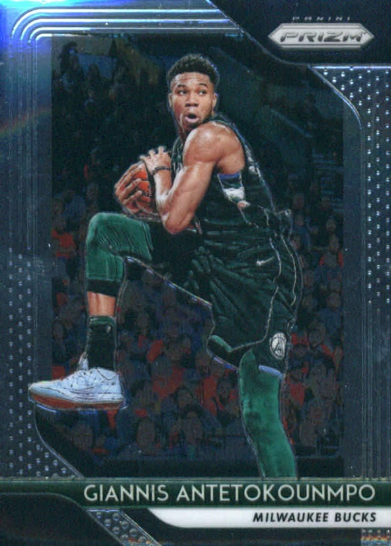 2018-19 Panini Prizm #296 Giannis Antetokounmpo Milwaukee Bucks Basketball Card