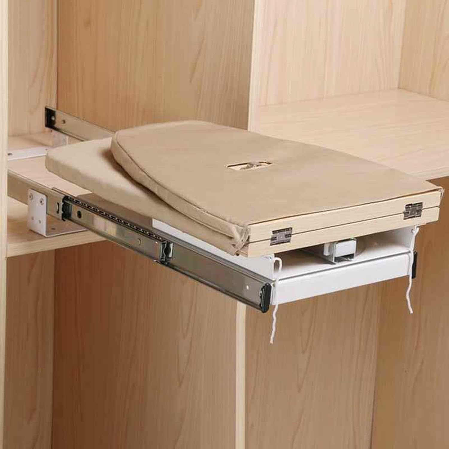 Retractable Pull Out Ironing Board,180° Swivel Hiding Ironing Table,Adjustable Folding Ironing Board Closet,with Removable Cover,Load-Bearing 20 Kg(Color3)