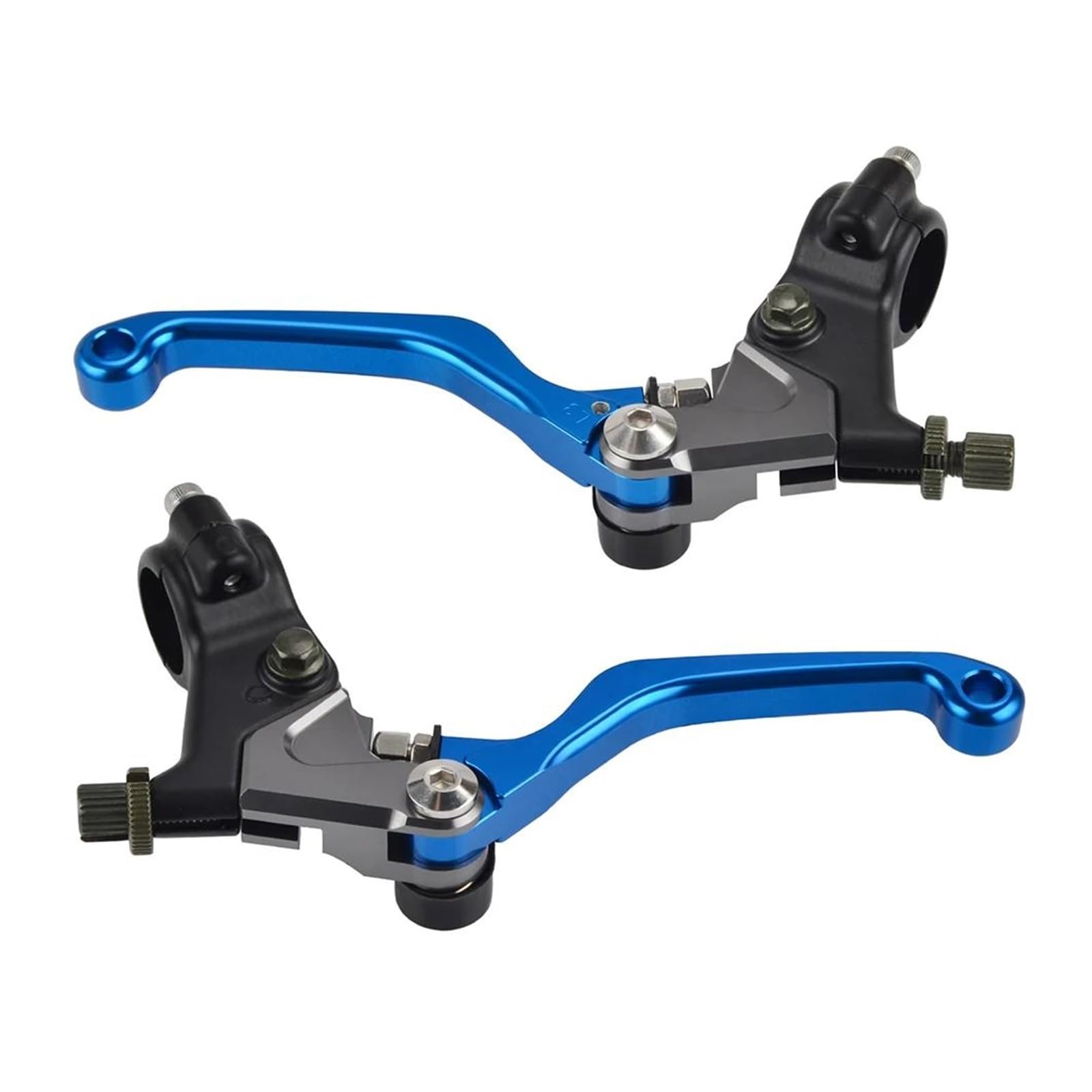 YAXFBRHGC for Yamaha TT-R90 2000 2001 TT250 1980 1981 1982 TT500 1976-1981 TT600 1983 1984 CNC Shorty Drum Brake Clutch Lever Kit(Blue)