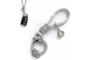 1 PC Car Bling Rhinestone Key Chain: Add a Touch of Sparkle to Your Keys