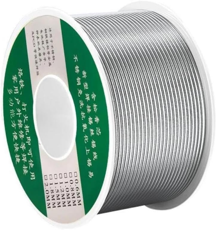 ZXCVWWE Easy Melt Solder Wire Stainless Steel Low Temperature Aluminum Copper Welding Rods Iron Cored Soldering Weld Metal Soldering Rosin Solder Universal Wire,Soldering Core,for Wire,Low Electrical