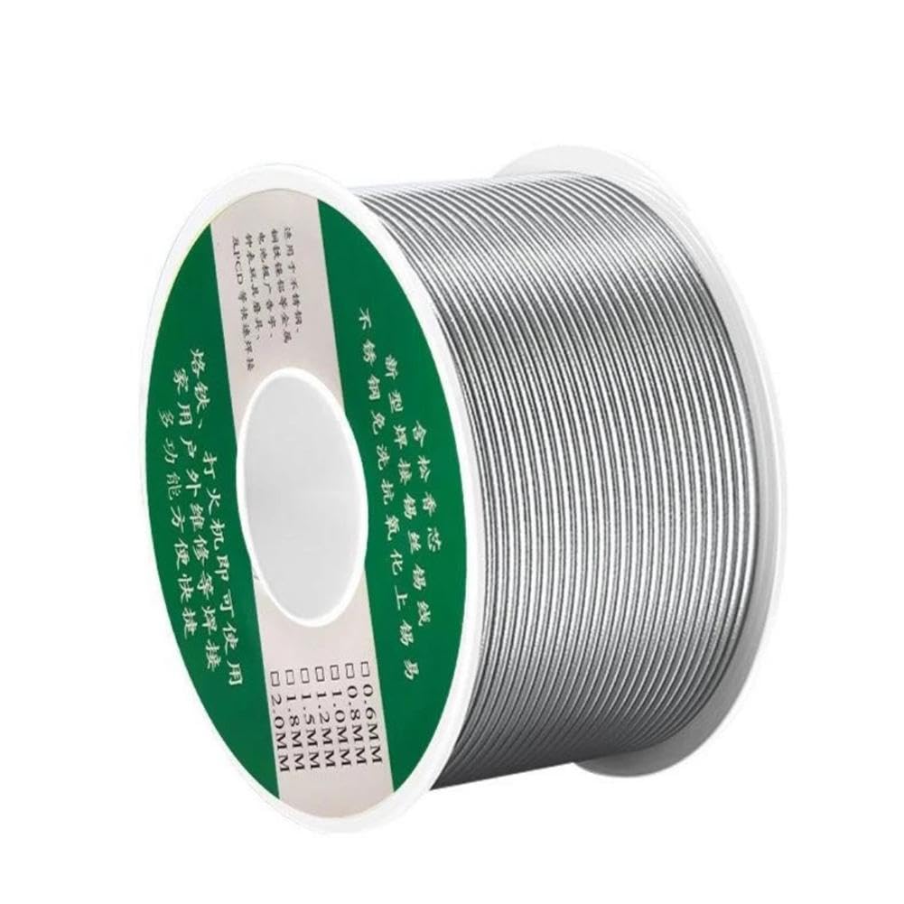 ZXCVWWE Easy Melt Solder Wire Stainless Steel Low Temperature Aluminum Copper Welding Rods Iron Cored Soldering Weld Metal Soldering Rosin Solder Universal Wire,Soldering Core,for Wire,Low Electrical