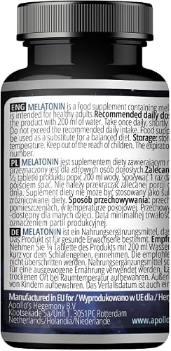 Melatonin Tabletten von Apollo’s Hegemony 240 vegane Tabletten