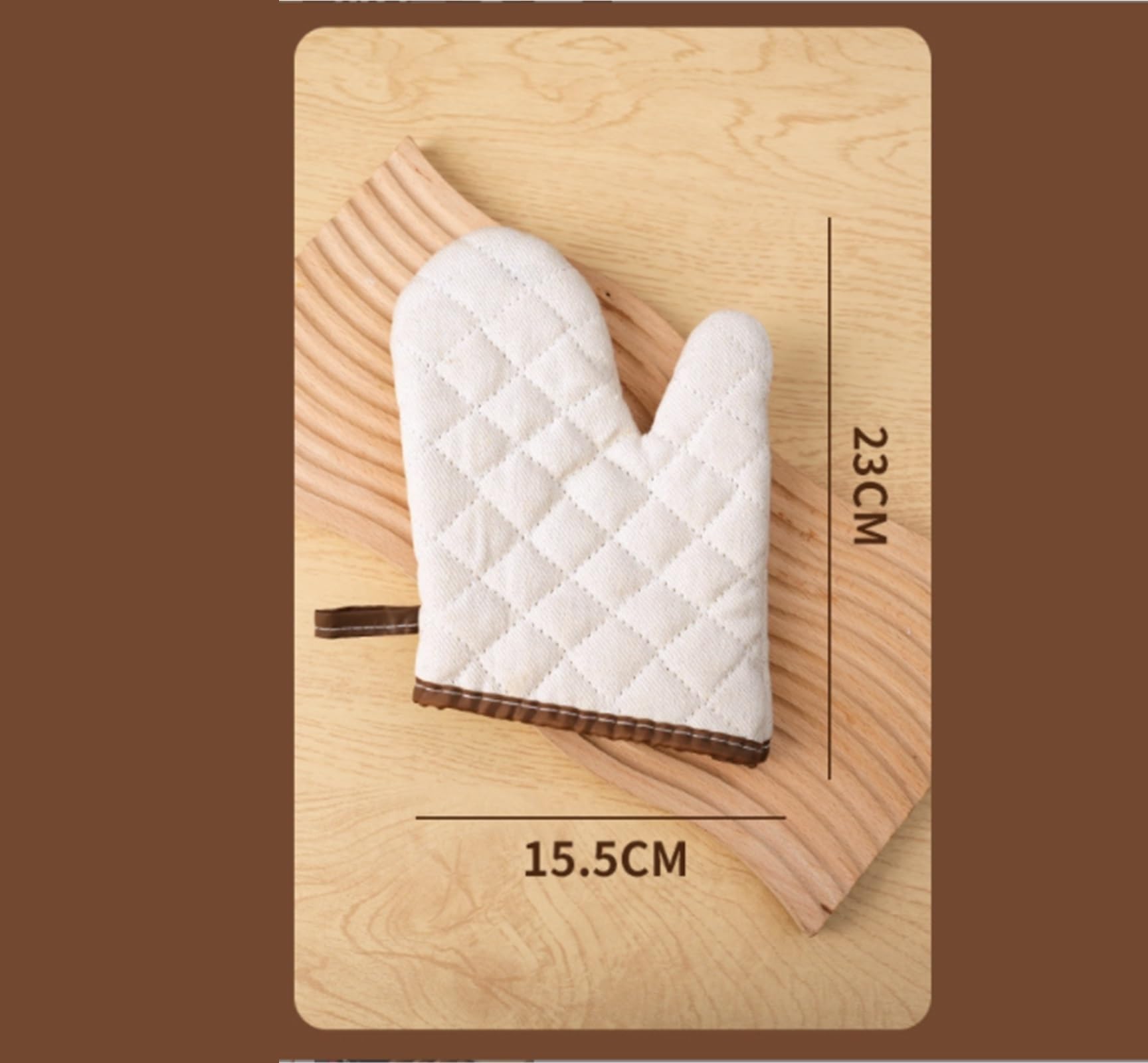 Rękawice Kuchenne 1 Para Rękawic Do Kuchenki Mikrofalowej Do Gotowania I Pieczenia Odpornych Na Ciepło Rękawic Rękawice do Pieczenia(23cm)