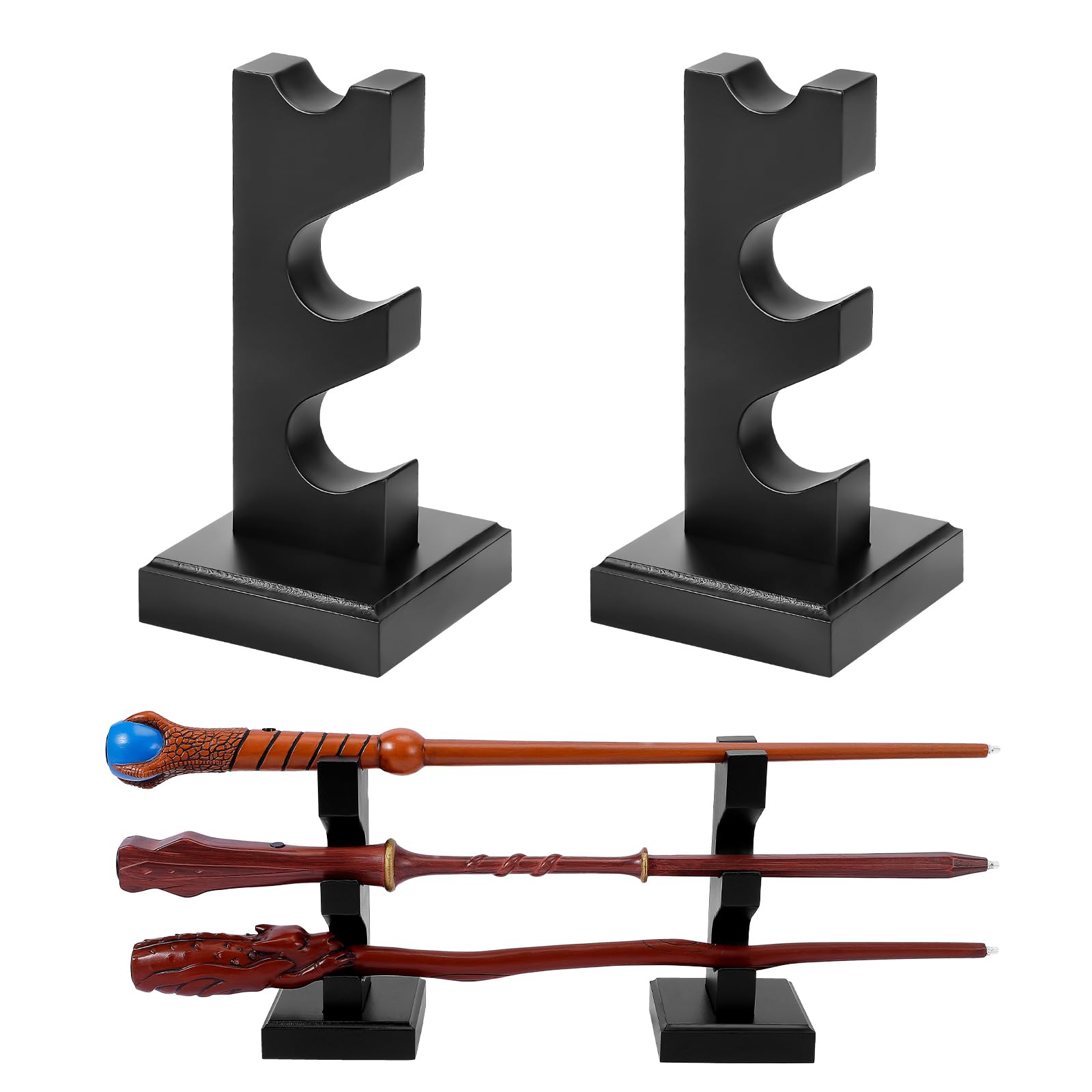 Amazon.com: ChampWe Wizard Wand Display Stand Wooden Magic Wands