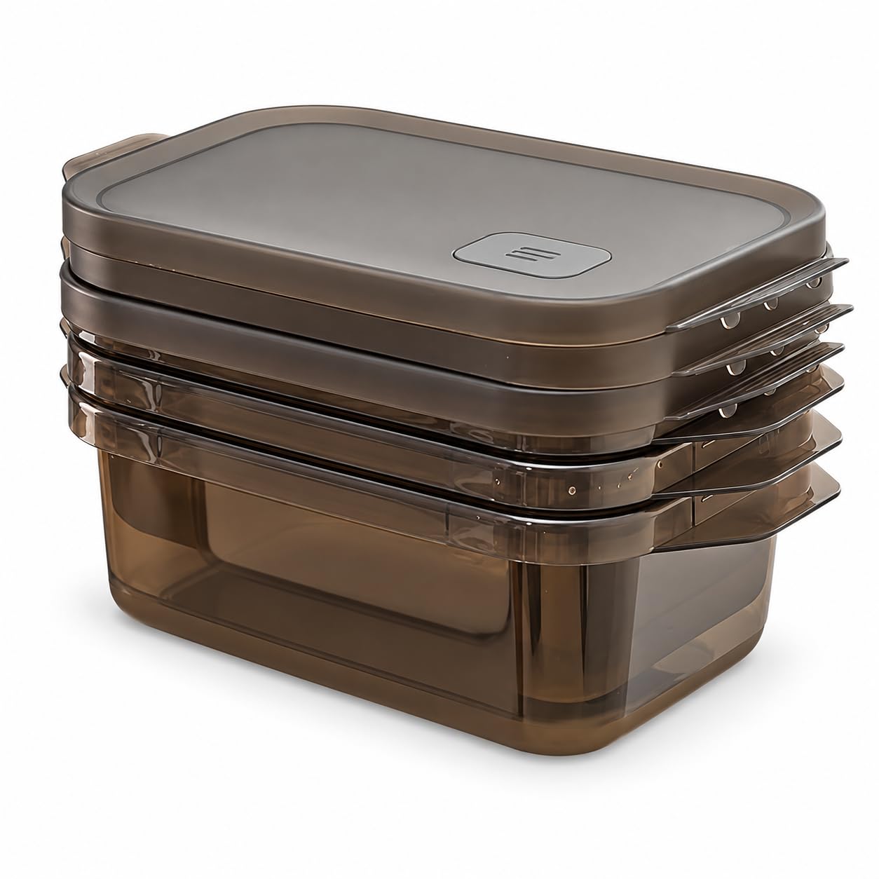 VAELORA Plastic Food Storage Containers with Lids, Freezer Boxes 1100ml