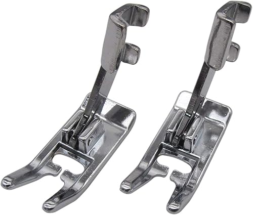 CKPSMS Marca - 2 piezas #BP1874 Máquina de coser Zigzag Inclinado Shank Pie Compatible con/Reemplazo para Singer Marca 301A 401A 403A 500A 503A 600