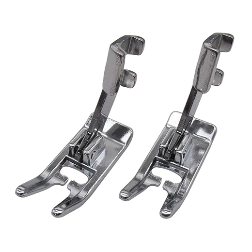 CKPSMS Brand - 2PCS #BP1874 Sewing Machine Zigzag Slant Shank Foot Compatible with/Replacement for Singer Brand 301A 401A 403A 500A 503A 600 600E