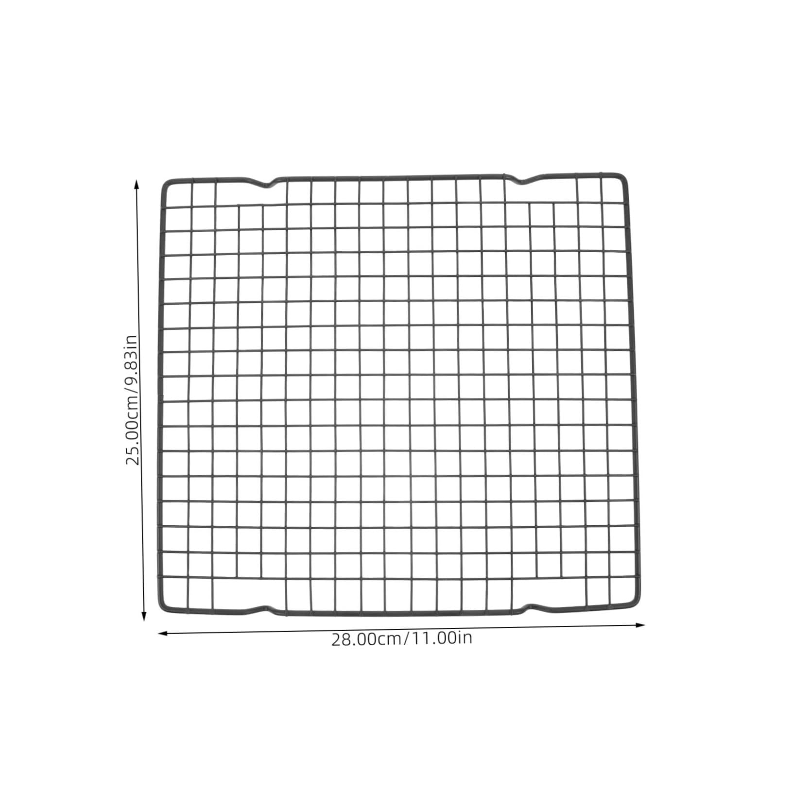 STOBAZA Multi Function Cooling Rack for Baking Wear Resistant Non Stick Bread Rack for Crisp Bottoms Portable Design for Home Outdoor Use Baking Accessory