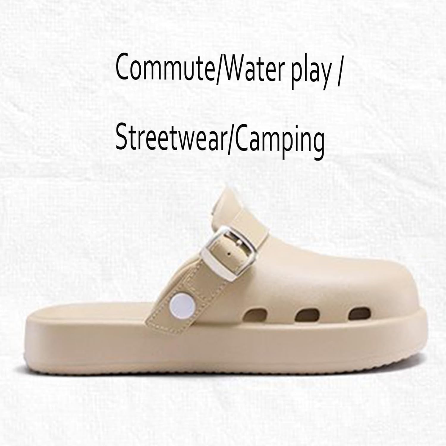 ASHALI Casual Solid Color EVA Slides for Women All-Season Slip-On Round Toe Flats with Thick Sole Comfortable Lightweight Indoor/Outdoor Padded Slipper - Image 7