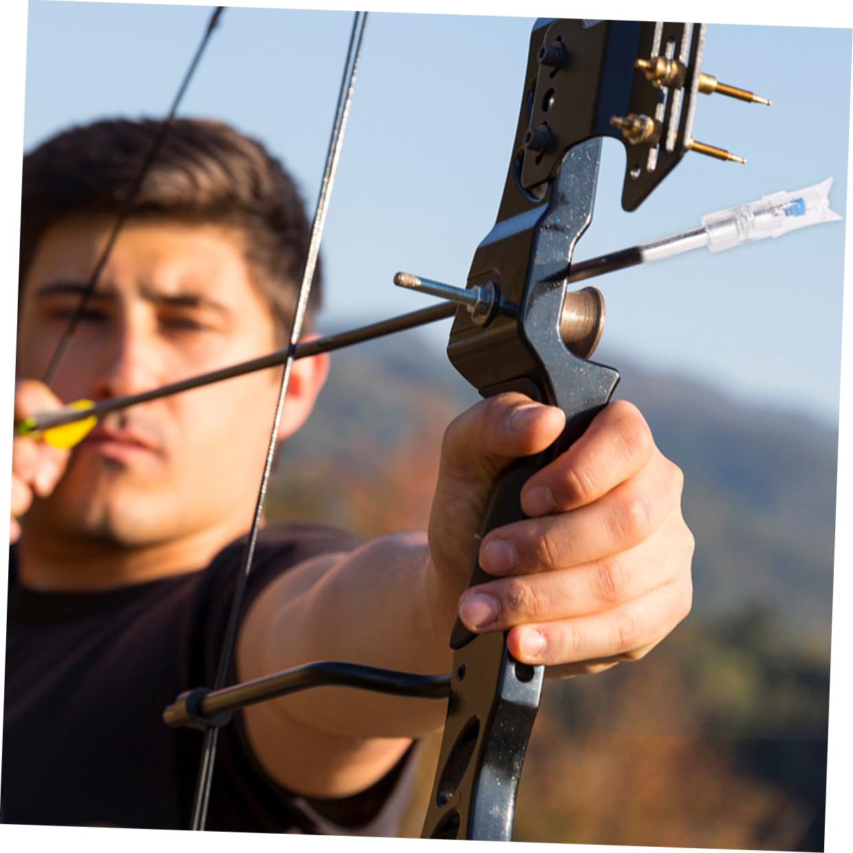 NAMOARLY Automatic Arrow Tail Kit Led Illumination Fit for 7.62mm Carbon/Aluminum Arrows Easy to Use Long Battery Life