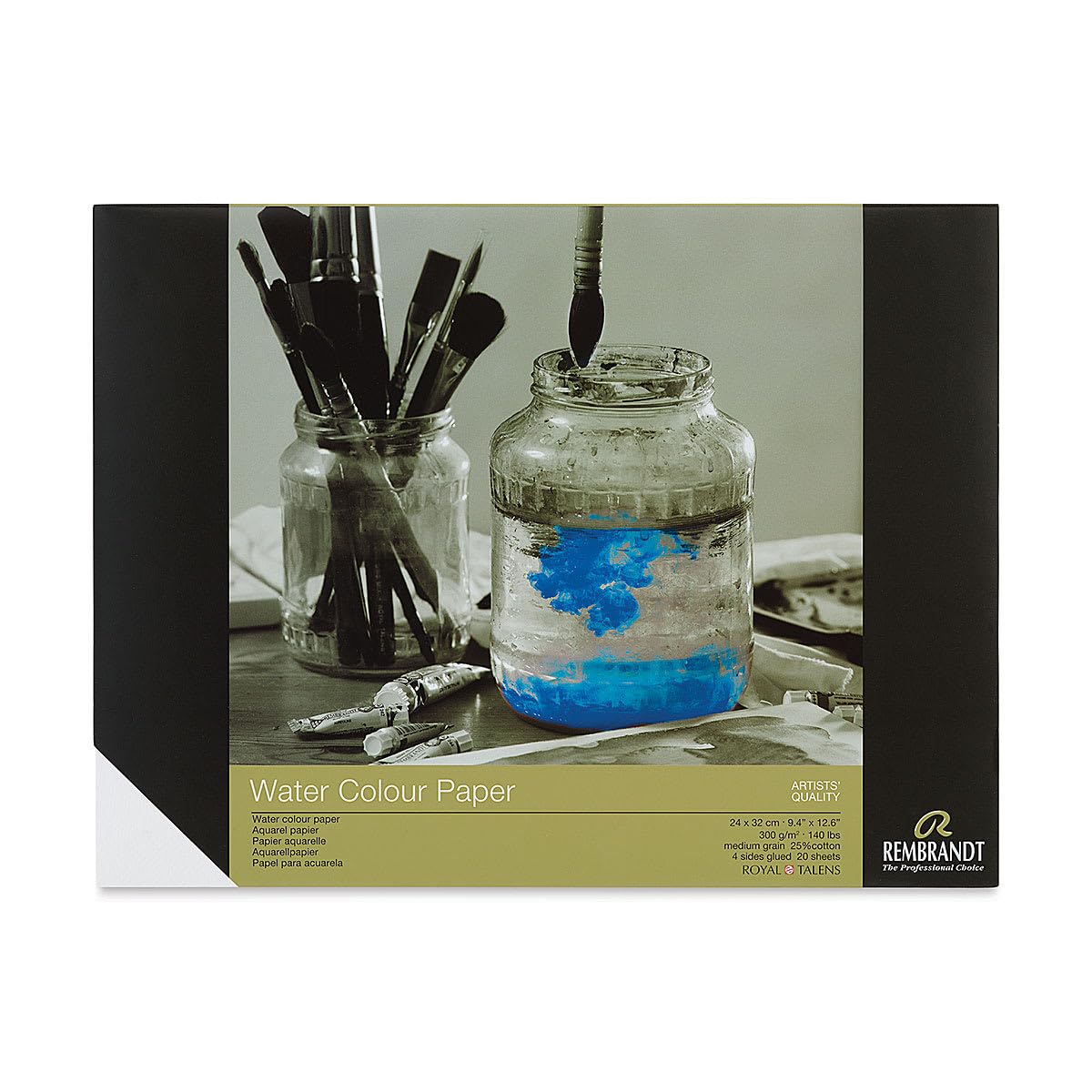 Rembrant Watercolor Pad 24x32 cm of 300 gr 20 Sheets …