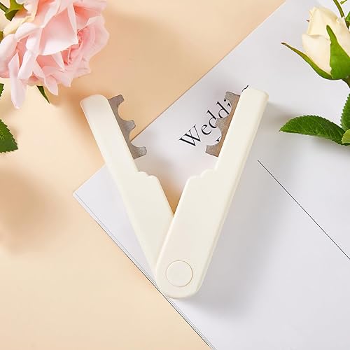 Miniatura 8 de Removedor de espinas de rosas, tallos de flores, hojas de espinas, herramienta de jardinería portátil para floristería (rosa, talla única)