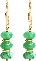 Vista 110 de Gempires Lightweight Beaded Earrings Handmade Gemstone Jewelry Hypoallergenic Gold Plated Dangling Earrings For Women