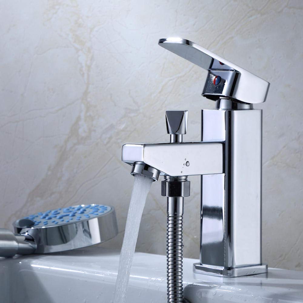 robinet lavabo robinets de cuisine de lavabos Robinet Évier robinet salle bain monotrou robinet eau chaude et froide lavabo salle de bain avec douche mitigeur multifonctionnel