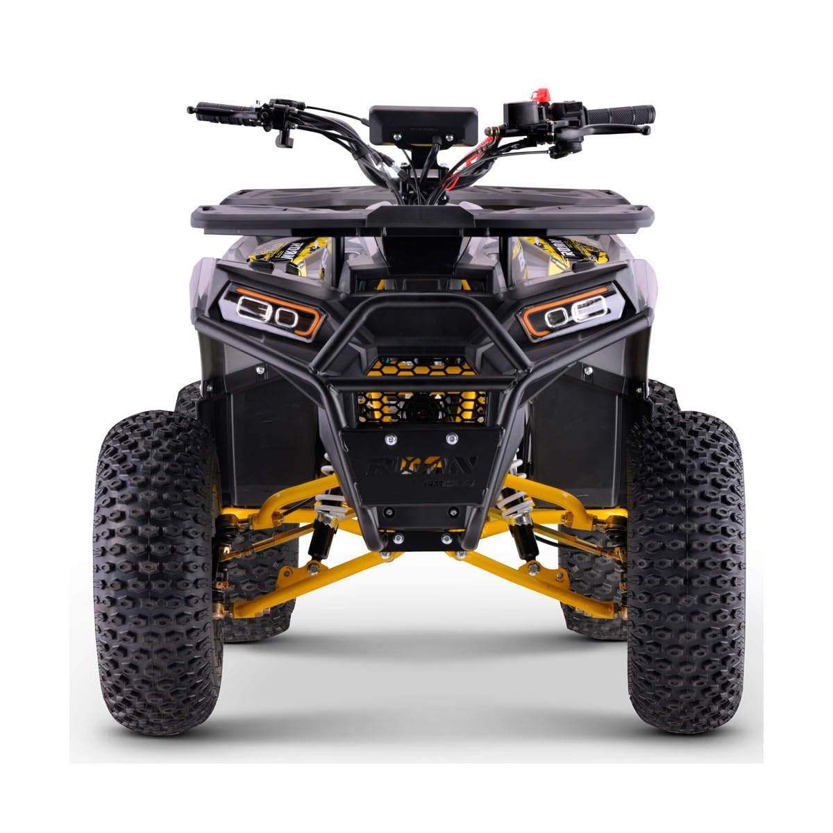 Quad Gasolina 125CC Roan-Bull Automático R8, Amarillo, Carga máxima 120 kg (Solo para circuitos Cerrados) + 10 años