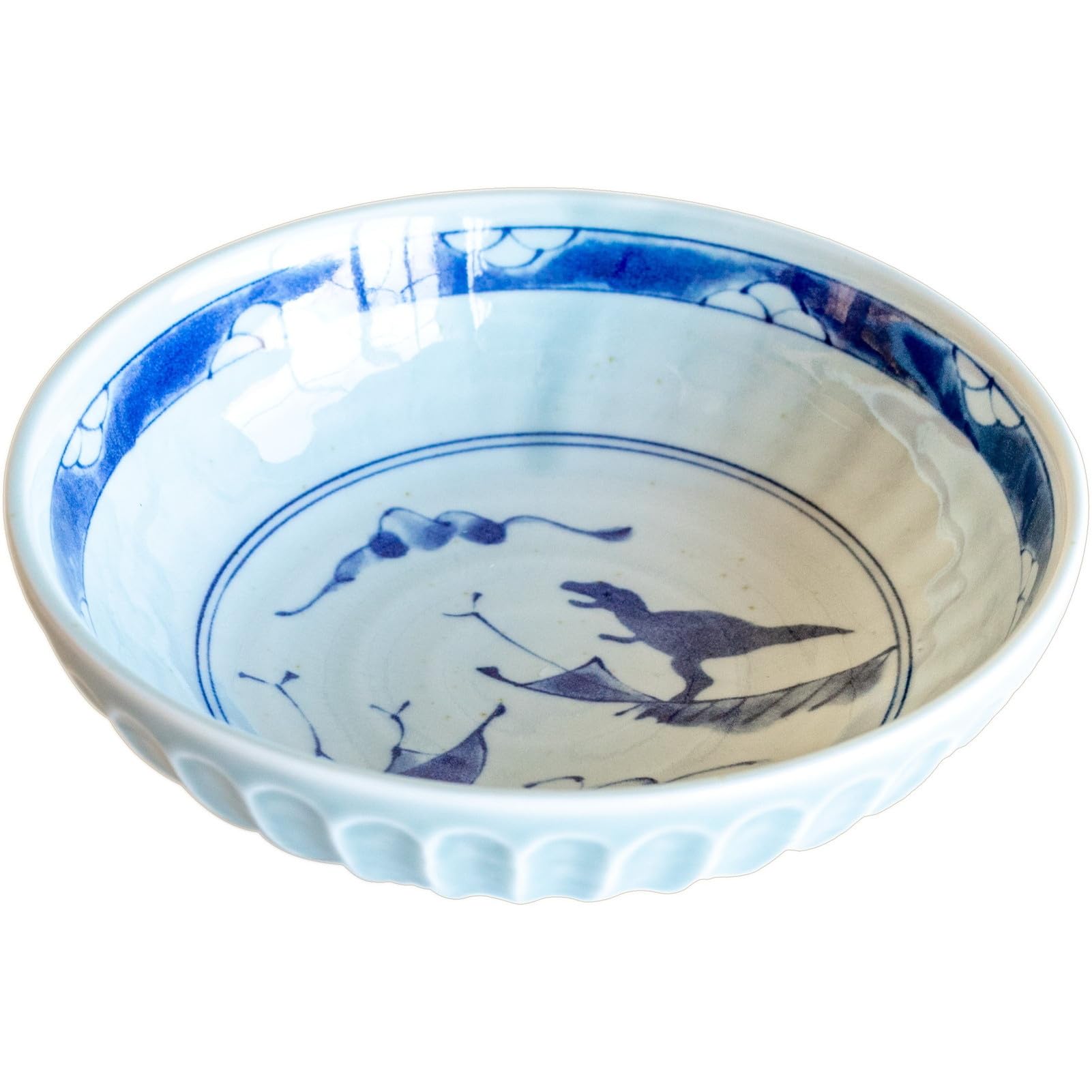 Edokko Dinosaur Medium Porcelain Bowl