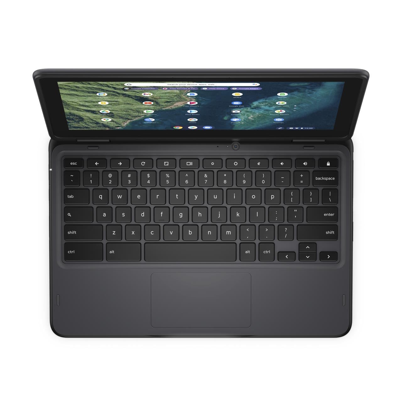 Dell Chromebook 3110, Ordinateur Portable 2-en-1, écran HD 11,6", sans écran Tactile, processeur Intel Celeron N4500, 4 Go de RAM, eMMC 32 Go, Clavier QWERTY US, Chrome OS (Reconditionné)