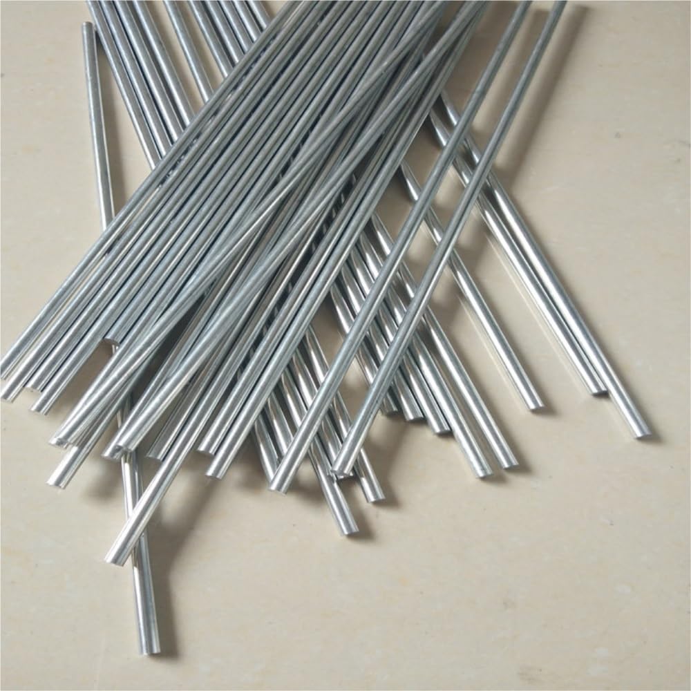 Prosty okrągły pręt aluminiowy, gładki, lekki metalowy półfabrykat, uniwersalny osprzęt do budowy modeli, majsterkowania i napraw mechanicznych(300MM*5.5 MM)