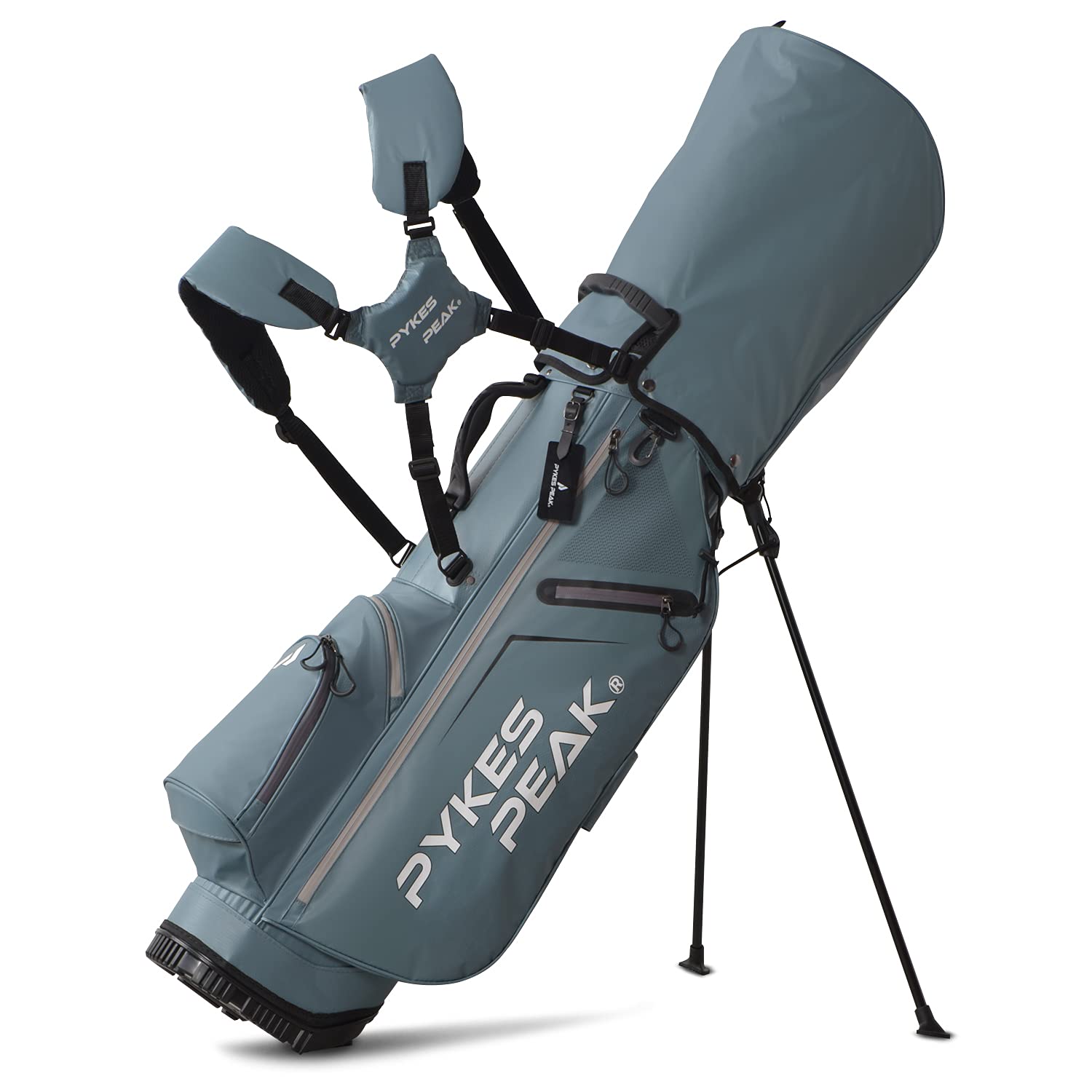 PYKES PEAK（パイクスピーク）キャディーバッグ スタンド式 【軽量】 Amazon | PYKES PEAK キャディーバッグ スタンド【軽量 2.4kg/ 5