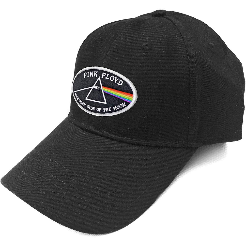 Pink Floyd Baseball Cap: The Dark Side of the Moon White Border OFFICIAL NEW