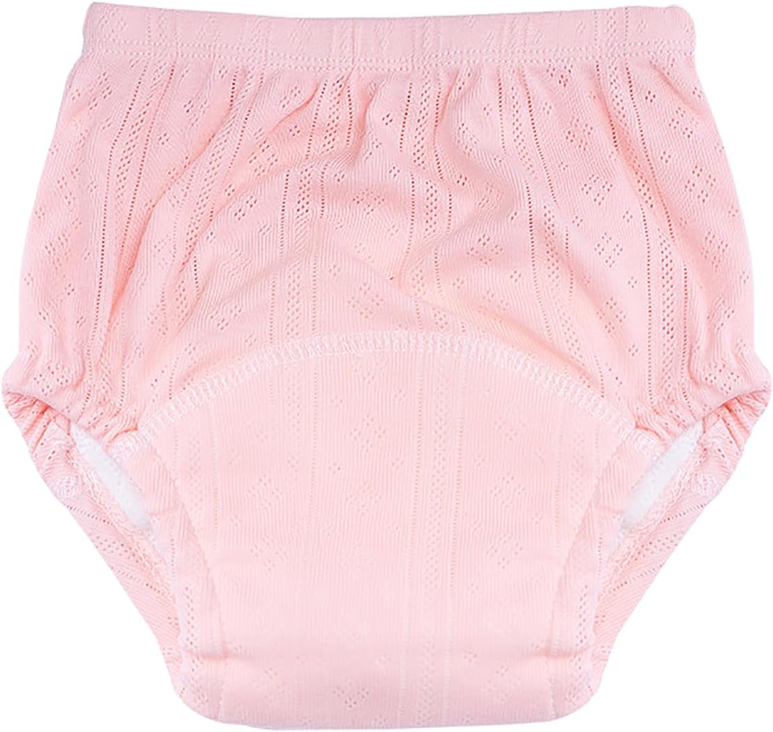 Baby Potty Training Pants Cotton Toddler Toilet Training Underwear Absorbent Waterproof Panties for Boys Girls (US, Age, 12 Months, 24 Months, 5-Pack (Random Color))