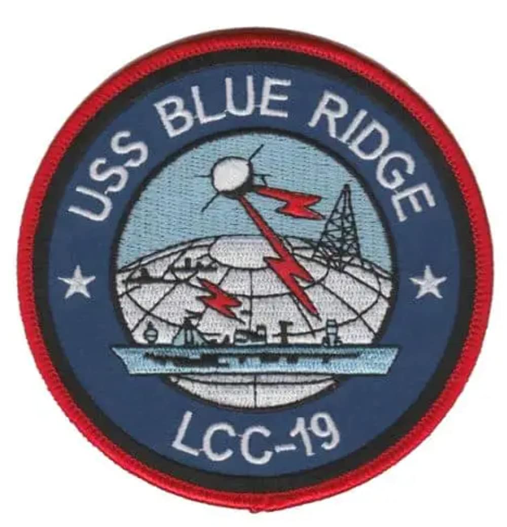 USS Blue Ridge (LCC-19) Patch – Plastic Backing