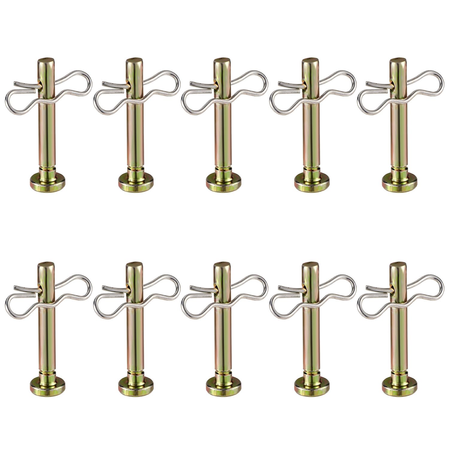 lasuroa 10pcs 738-04155 Shear Pins & 10pcs 714-04040 Split Pins for Snow Blower, Replacement Shear Pin Kit Compatible with Craftsman MTD Cub Cadet Troy-Bilt Yard-Man Huskee