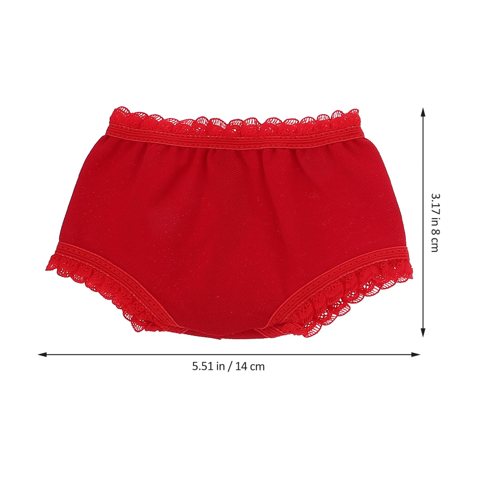 BESPORTBLE Mutandine per Bambole da 18 Pollici Comoda e Facile da Vestire Set 10 Pezzi Biancheria Intima in Poliestere per Gioco di Bambole Ragazzo Ragazza