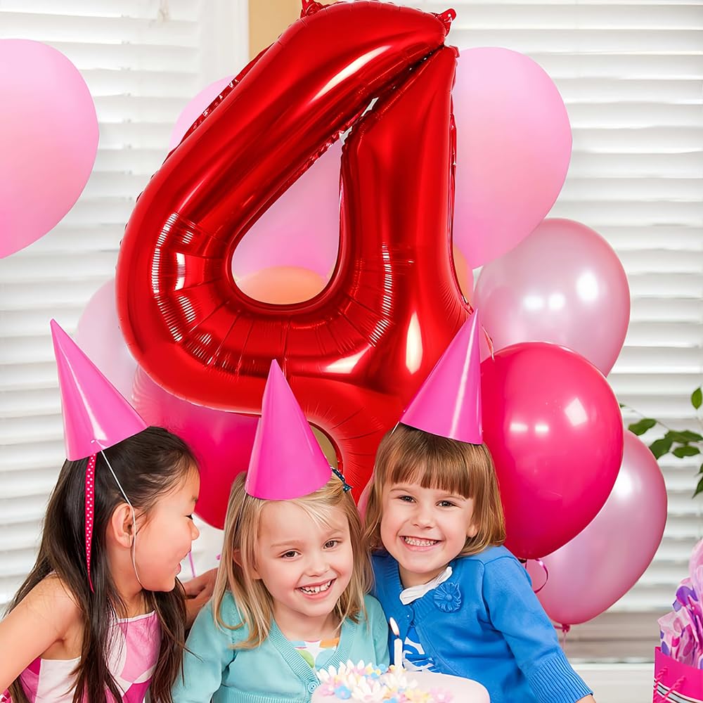 Foil Globo Número 5 Azul 40" (101cm), Inflable Helio o aire, Gigante Numeros 0-9, 10-19, 20-29, 30-100, Grande Globos Decoración para La Boda Aniversario y Cumpleaños Fiestas — view 644