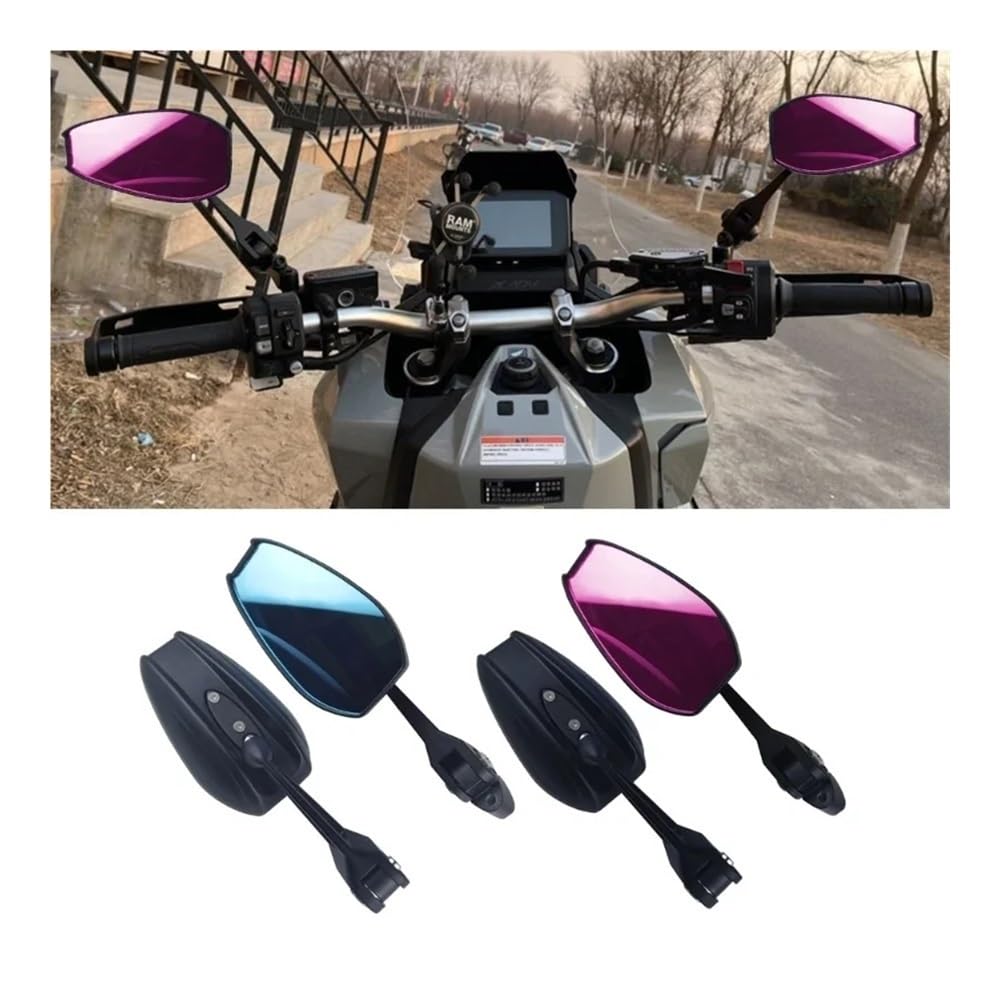 Espejo Retrovisor Universal Para Motocicleta Y Scooter Manillar Espejos