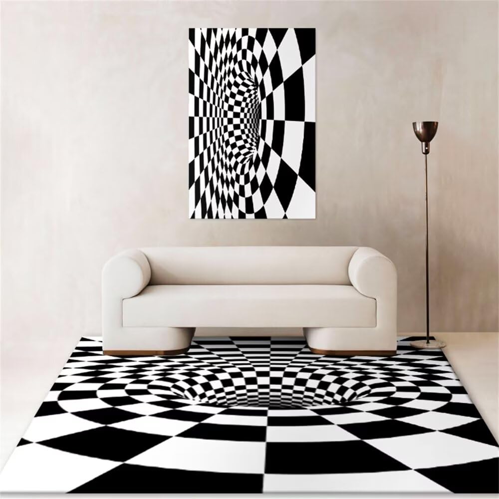 Tapis de salon 3D moderne pour sublimer votre couloir ou entrée 50x70cm