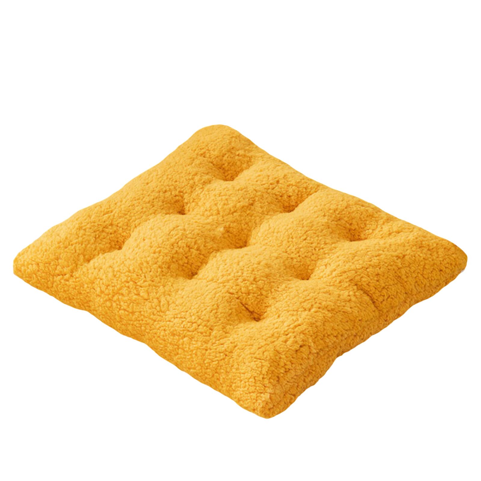 Tsophreniq Nature Friendly Soft Seat Cover with Slip Resistant Designs Ideal for Various Chairs Indoor Plush Chair Cushion