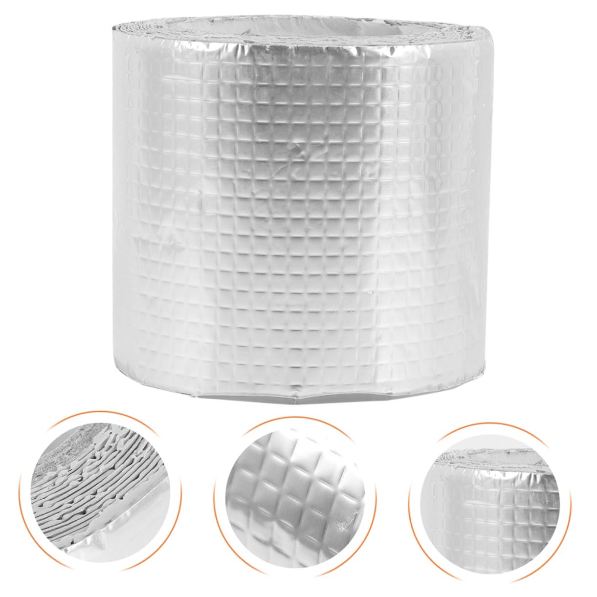 Cinta Butilo Autoadhesiva de Aluminio para Sellado y Reparación de Tejados Resistente la Intemperie para Caravanas Ventanas y Canalones