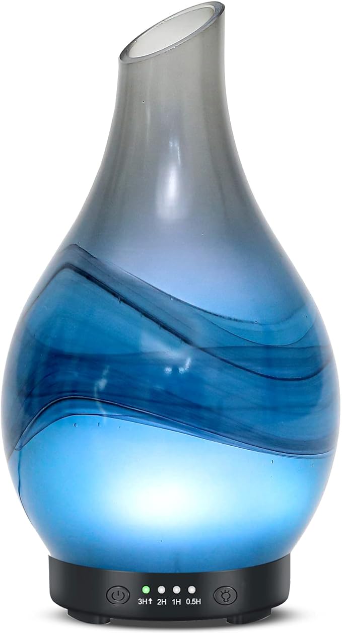 MAXWINER Essential Oil Diffusers Handmade Art Glass