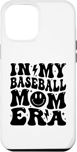 Funda para iPhone 13 Pro Max In My Baseball Mom Era Groovy Mom Of Boys