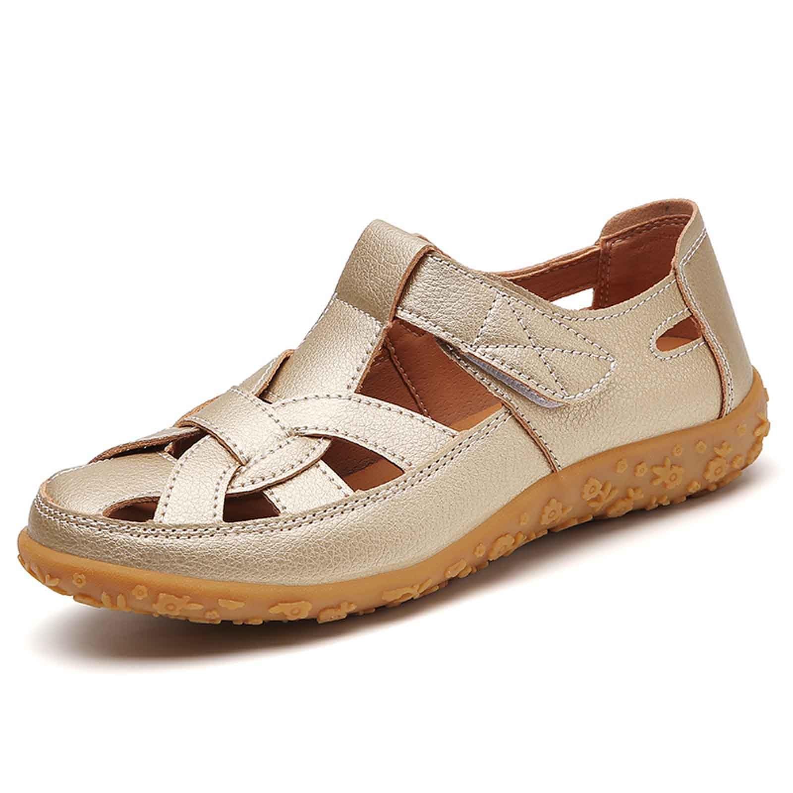 Sandalias cómodas para mujer con diseño transpirable y punta cerrada para mayor protección 8