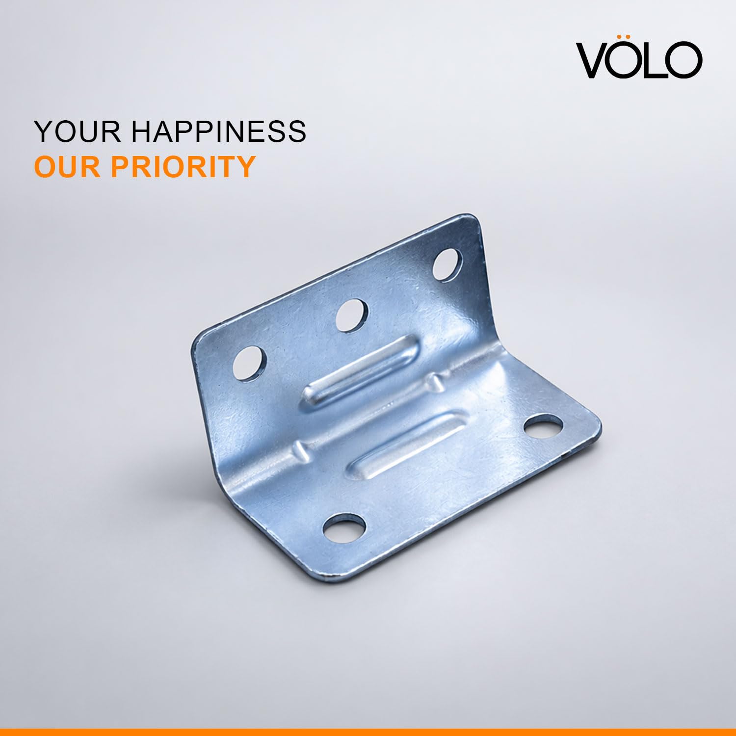 Volo L Angle Bracket for Reinforcing Chairs/Tables - Shelf Bracket 25mmx25mm Zinc Plated, L Shape Bracket for Solid Shelf Support, Joint Right Corner Brace (1 x 1 Inch) (25mm (1"), 12) — Amazon image 8