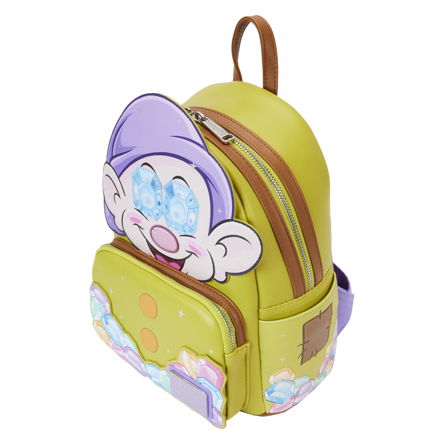 Loungefly Yellow Backpack with Snow White Design Snow White Gown Cosplay Mini Backpack | Loungefly main image 3