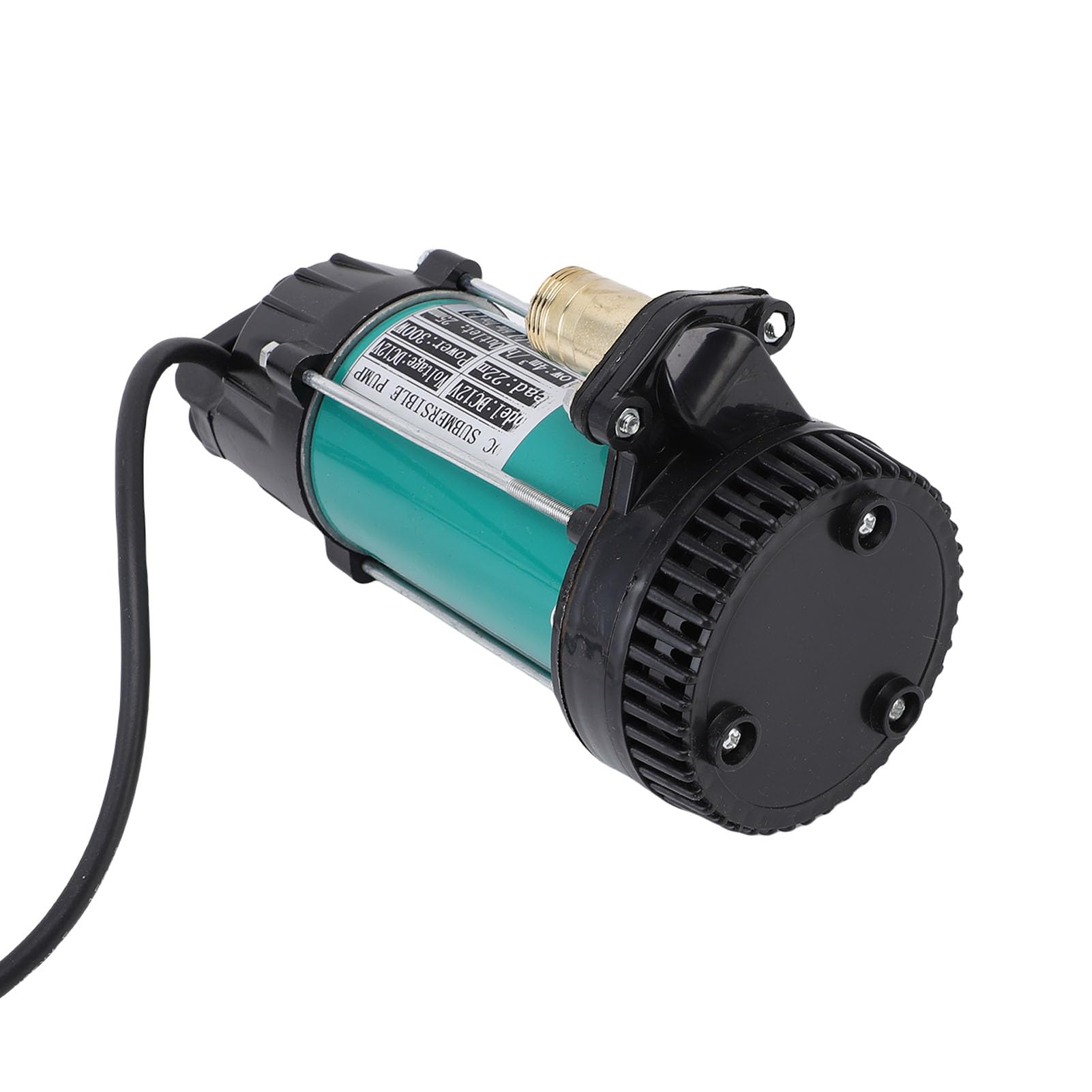 Bomba de Sumidero de 300 W, Bomba de Transferencia de Agua Sumergible Portátil de Pozo Profundo Eléctrica con Cable de 23 Pies, 18 GPM, Junta de 1 Pulgada, para Estanque de Jardín, Piscina,