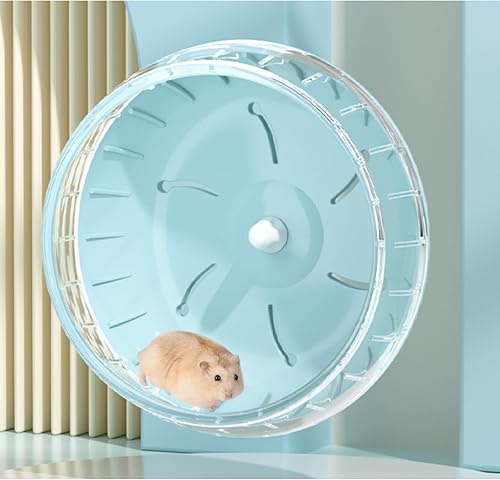 Miniatura 7 de Rueda de ejercicio Chinchillas súper silenciosa, rueda giratoria silenciosa, soporte ajustable para animales pequeños, hámsters, jerbos, ratones,