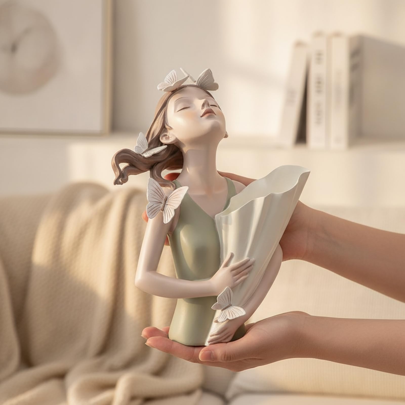 Figura Resina Europeo Busto, Lunares