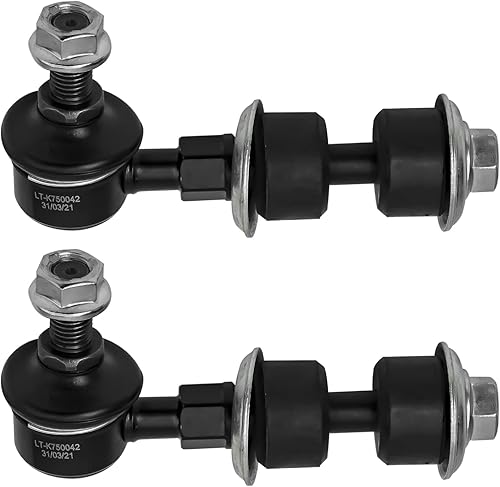 Detroit Axle - Par de barras estabilizadoras delanteras para Chevrolet Tracker Suzuki Vitara 2000 2001 2002 2003, 2 barras estabilizadoras de