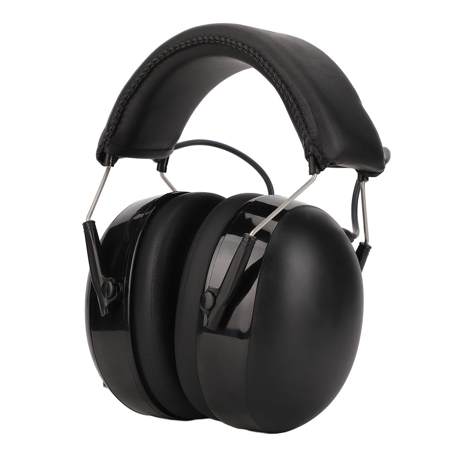 Auriculares de protección auditiva Bluetooth 5.0 con cancelación de ruido avanzada para jardinería y siega, color negro, 1000 mAh