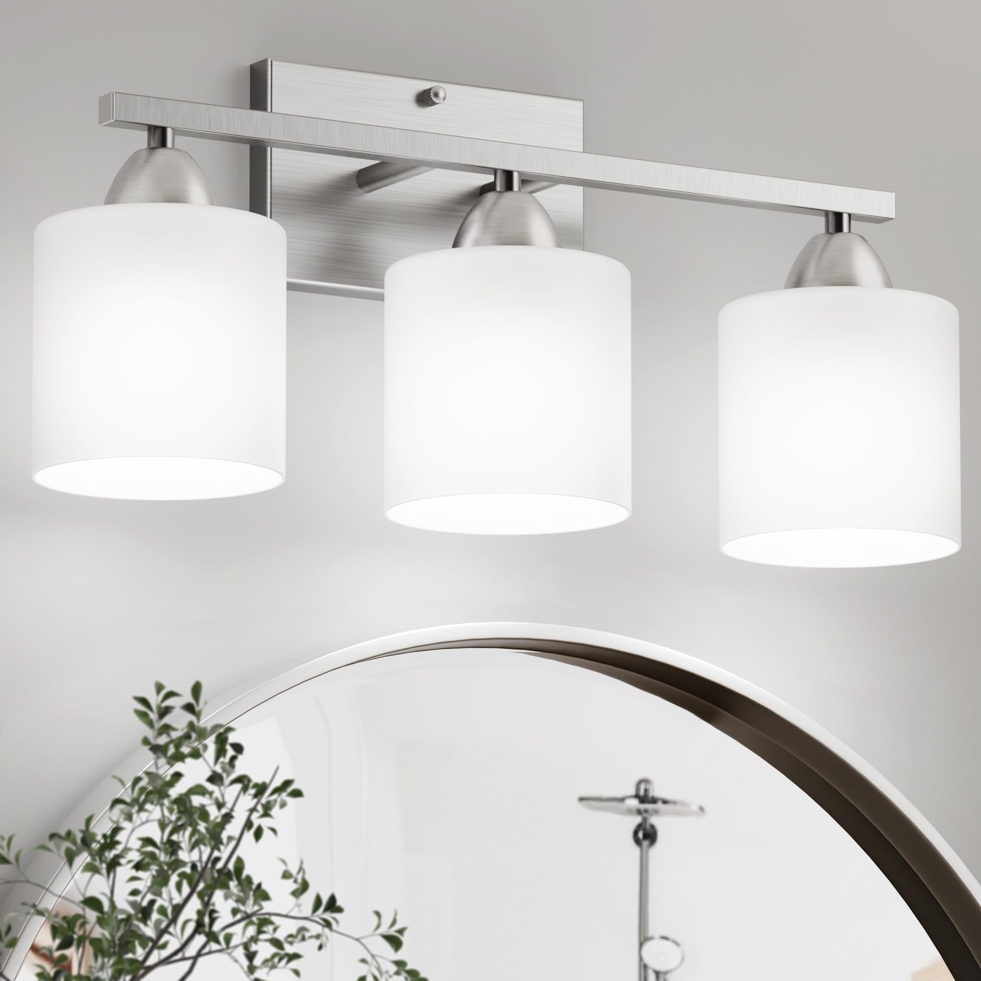 Dekang Bathroom Lighting Fixtures Over Mirror Brushed Nickel, Anti-Rust ...