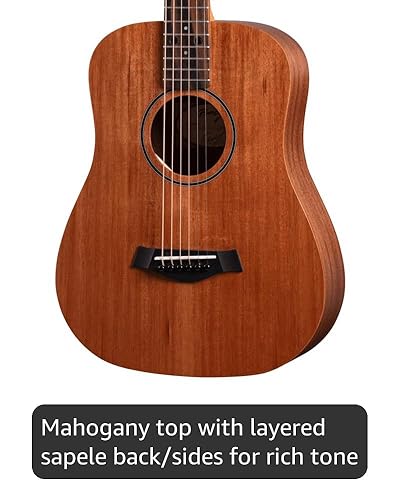 Amazon.com: Taylor BT2 Baby Taylor Acoustic Guitar, Mahogany Top