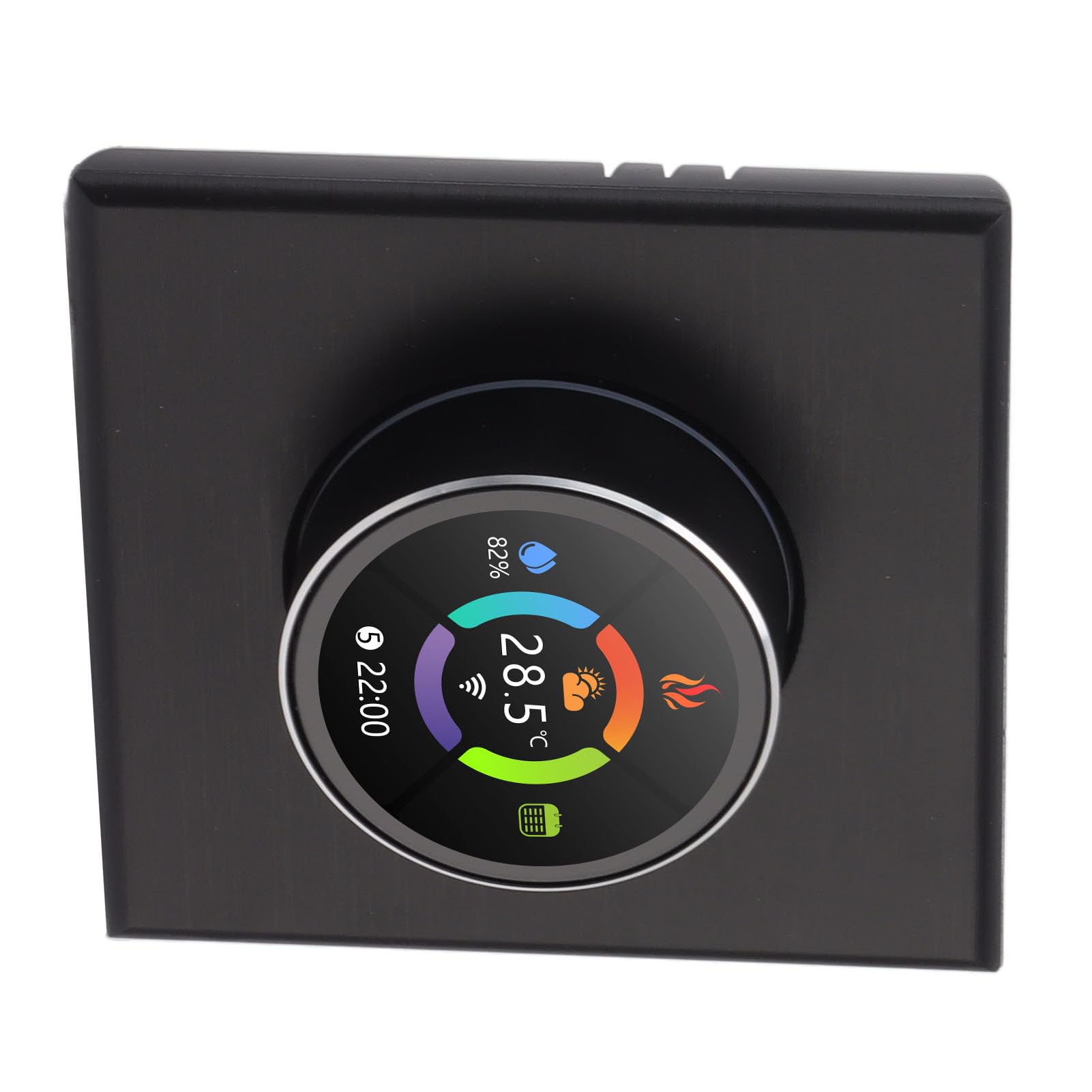 Yosoo Health Gear Inteligentny Termostat PC ABS Wifi Termostat 95 do 240 V AC Ekran TFT Pokrętło Zdalna Kontrola Aplikacji 41 do 95 Fahrenheita Wiszącego Kominka Ogrzewanie Domu